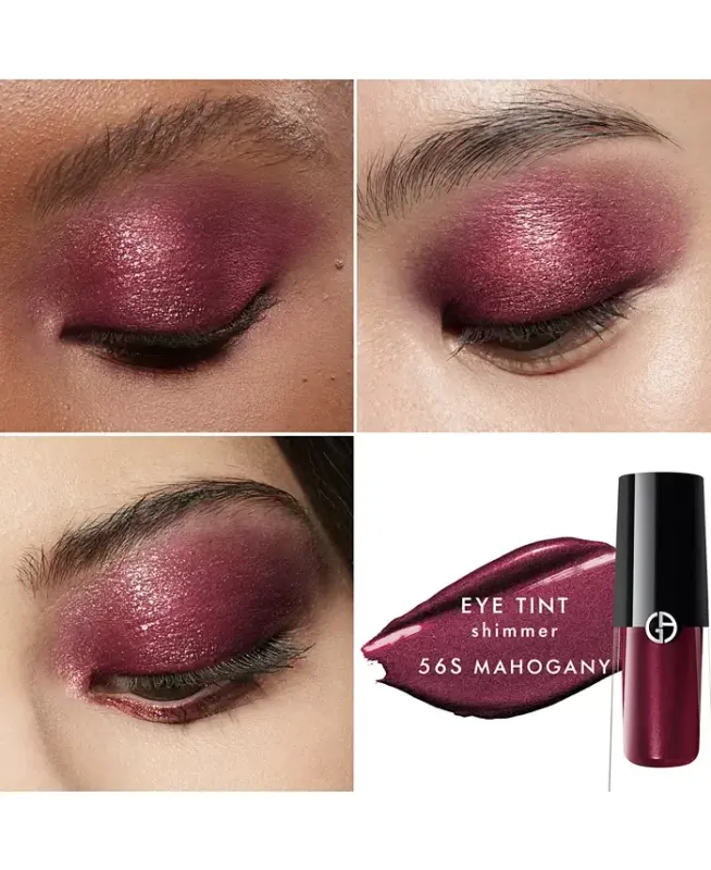 Eye Tint Long-Lasting Liquid Eyeshadow - 56S Mahogany - 4