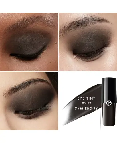 Eye Tint Long-Lasting Liquid Eyeshadow-99M Ebony - 4
