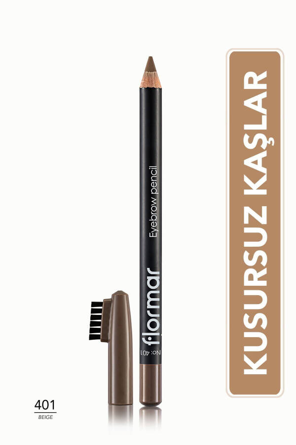 Eyebrow Pencil with Special Brush Cap (LIGHT BROWN) - 11