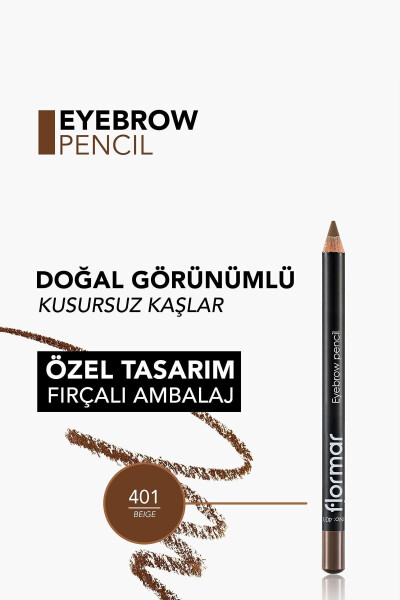 Eyebrow Pencil with Special Brush Cap (LIGHT BROWN) - 15