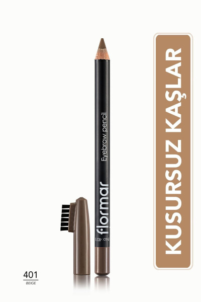 Eyebrow Pencil with Special Brush Cap (LIGHT BROWN) - 6