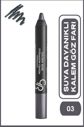 Eyeshadow Crayon Waterproof 03 Kalem Far 2,4 g-K - 5