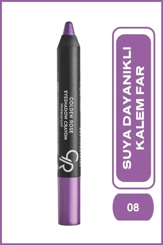 Eyeshadow Crayon Waterproof 08 Kalem Far 2,4 g-K - 4