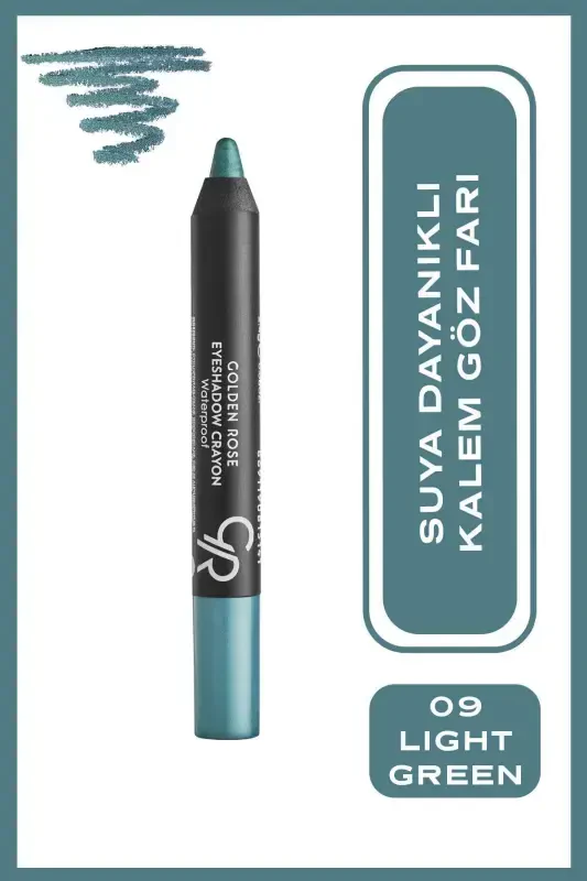 Eyeshadow Crayon Waterproof 09 Kalem Far 2,4 g-K - GOLDEN ROSE
