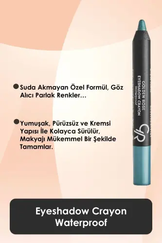 Eyeshadow Crayon Waterproof 09 Kalem Far 2,4 g - K-GEC-009 - 5