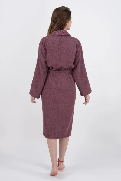 Eylül Family Bathrobe Set | Bathrobe | Bathrobe Set | Dowry Set | Towel Bathrobe Set-Gray - 2