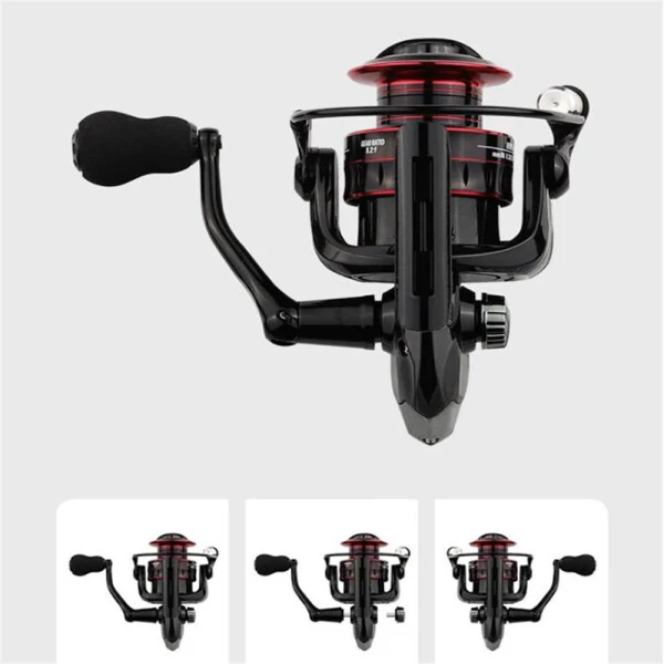 Eyotto Metal Fishing Reel, 5.2: 1 Speed 18lb Uploading Force Outdoor Fishing Gear Spinning Reel - EYOTTO (1)