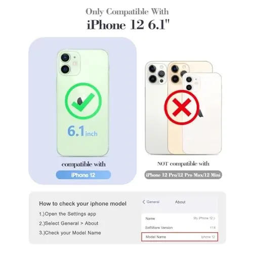 EYZUTAK Case for iPhone 12, Colorful Retro Oil Painting Flower Laser Glossy Pattern Cute Curly Wave Edge Exquisite Phone Cover Stylish Durable TPU Protective Case for Girl Women - White - 2