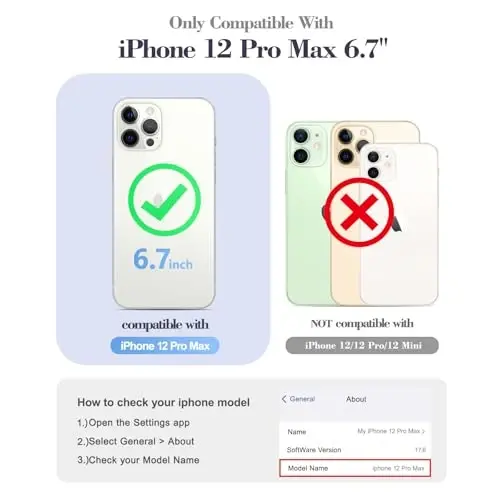 EYZUTAK Case for iPhone 12 Pro Max, Colorful Retro Oil Painting Flower Laser Glossy Pattern Cute Curly Wave Edge Exquisite Phone Cover Stylish Durable TPU Protective Case for Women - Butterfly Green - 2