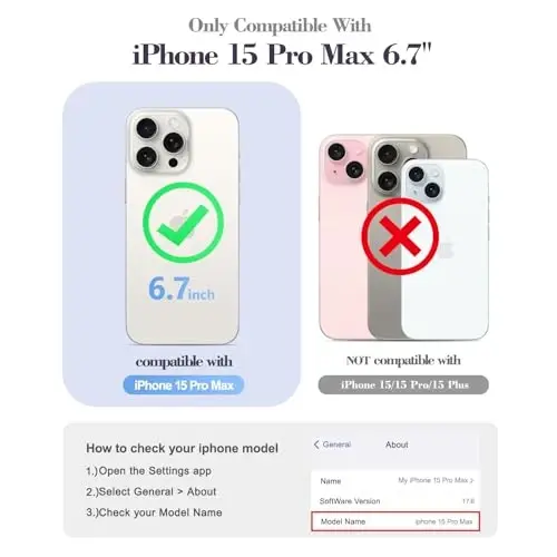 EYZUTAK Case for iPhone 15 Pro Max, Colorful Oil Painting Flower, Lily | Laser Glossy Floral Pattern, Cute Curly Wave Edge, Exquisite Phone Cover, Stylish Durable TPU Protective Case for Girl Women - EYZUTAK (1)