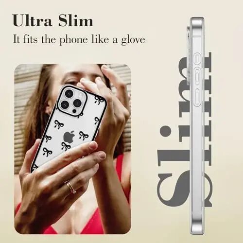 EYZUTAK iPhone 11 Pro uchun gʻilof, tiniq yoqimli lenta kamon naqshli estetik shaffof telefon gʻilofi koʻtarilgan kamera himoyasi zamonaviy ingichka yumshoq chidamli TPU himoya qopqogʻi ayollar qizlar uchun - Qora - 4