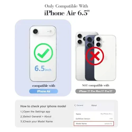 EYZUTAK iPhone Air uchun g'ilof, rangli retro moyli bo'yoqli gul bargli lazerli yaltiroq naqshli yoqimli jingalak to'lqinli qirrali nafis telefon qopqog'i zamonaviy bardoshli TPU himoya g'ilofi ayollar uchun - ko'k yashil - 2