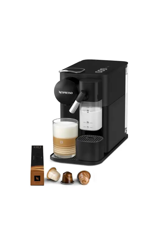F121 Lattissima One Sutli Eritishli Qahva Mashinasi, Qora - NESPRESSO