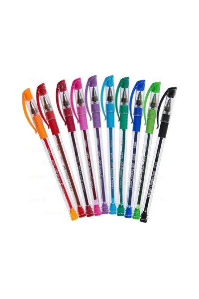 Faber 1425 0.7 Mm Needle Point Ballpoint Pen 10 Colors - FABER CASTELL (1)