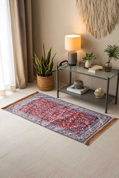 Fabric Base Digital Printed Classic Patterned Rug -LKS114 - 1