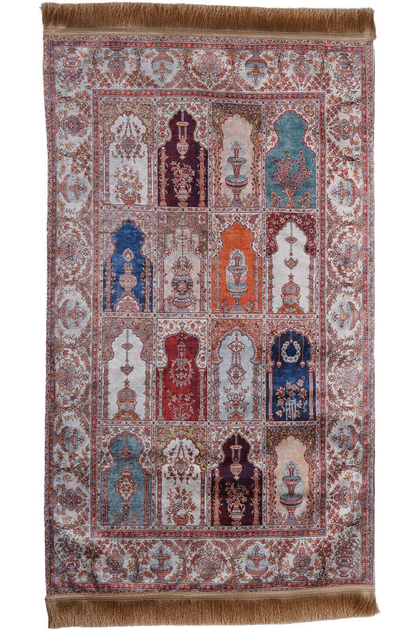 Fabric Base Digital Printed Prayer Rug - 2