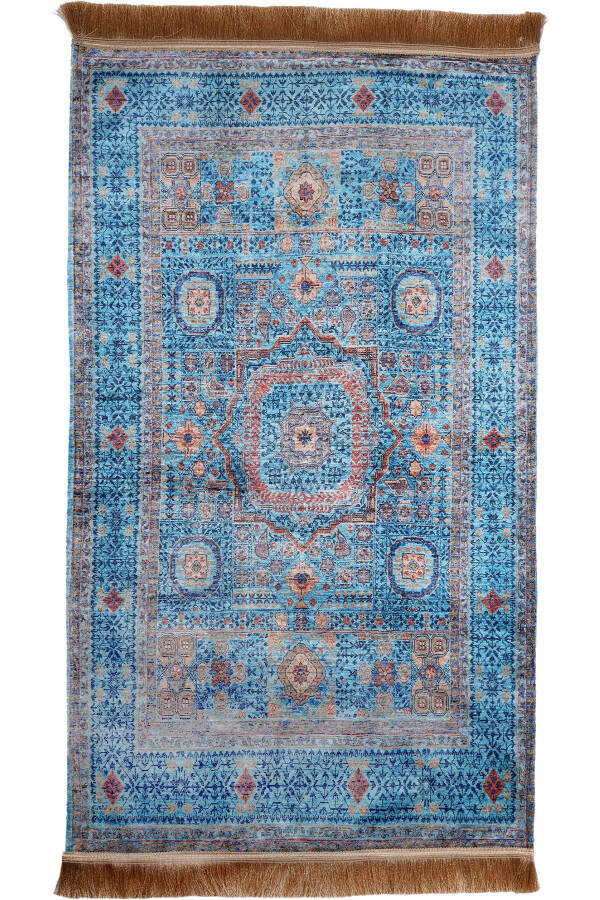 Fabric Based Digital Printed Classic Pattern Prayer Rug -LKS463 - 2