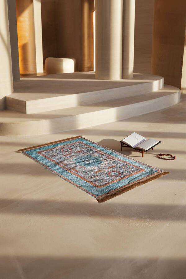 Fabric Based Digitally Printed Classic Patterned Rug -LKS504 - 1