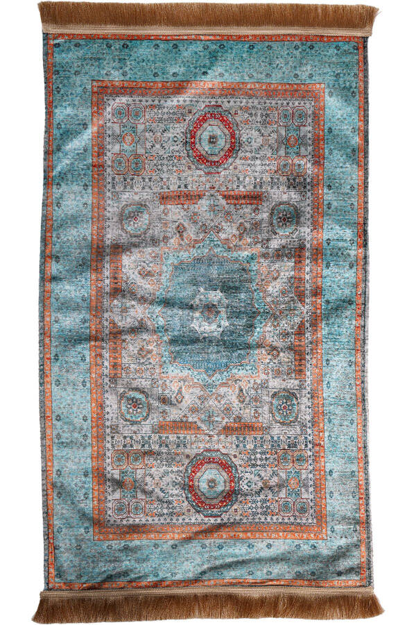 Fabric Based Digitally Printed Classic Patterned Rug -LKS504 - 2