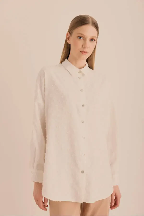 Fabric Tunic with Tassel Detail - 1