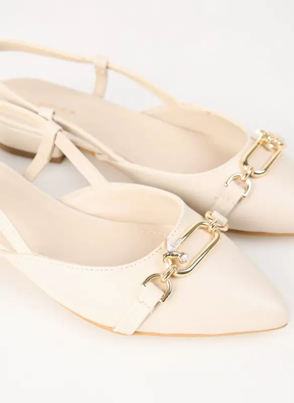 Фабрика Беж Женская Балетка BOELE - 10