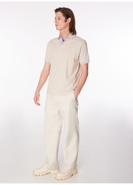 Fabrika Comfort Beige Polo T-Shirt - 7