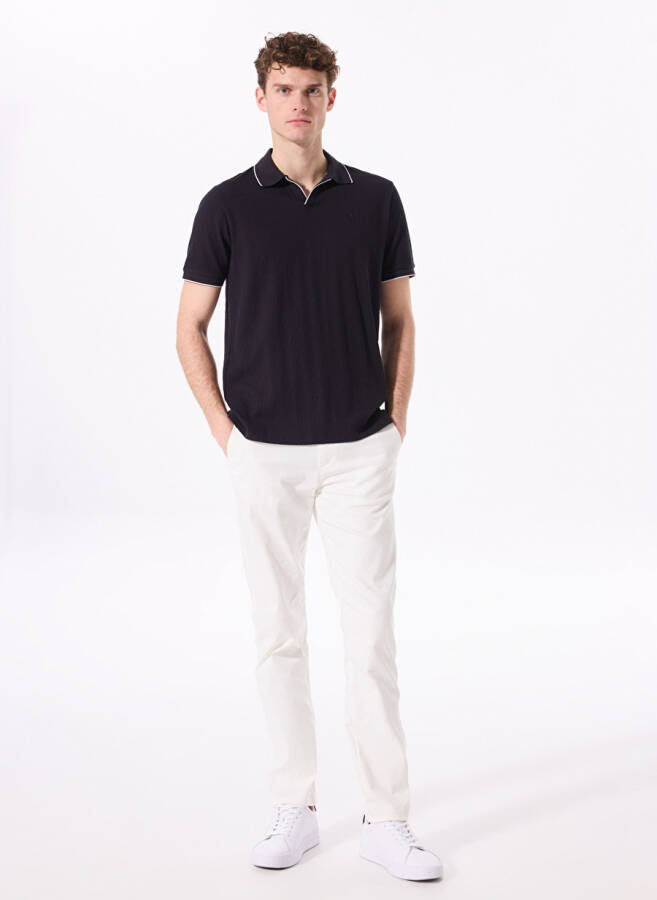 Fabrika Comfort Navy Blue Men's Polo T-shirt - 2