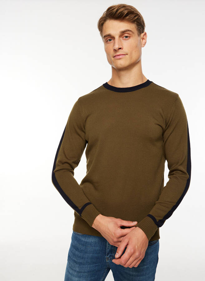 Fabrika Crewneck Sweater - Khaki - 1