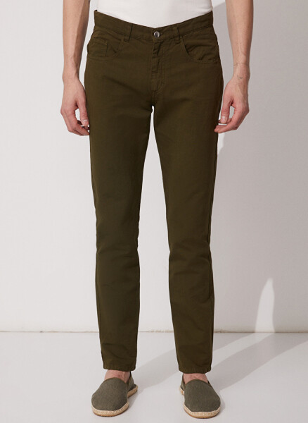 Fabrika Men's Basic Khaki Trousers - 2