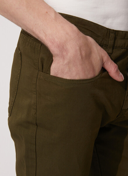 Fabrika Men's Basic Khaki Trousers - 3