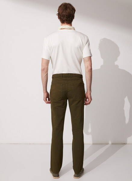 Fabrika Men's Basic Khaki Trousers - 4