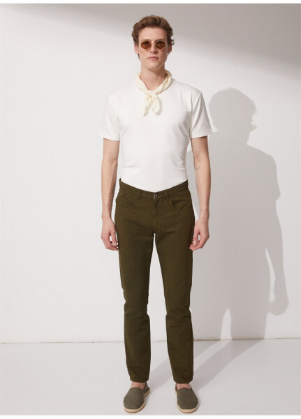 Fabrika Men's Basic Khaki Trousers - 7