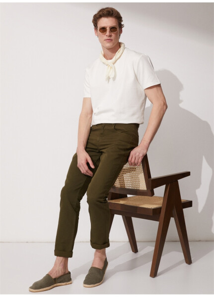 Fabrika Men's Basic Khaki Trousers - 12