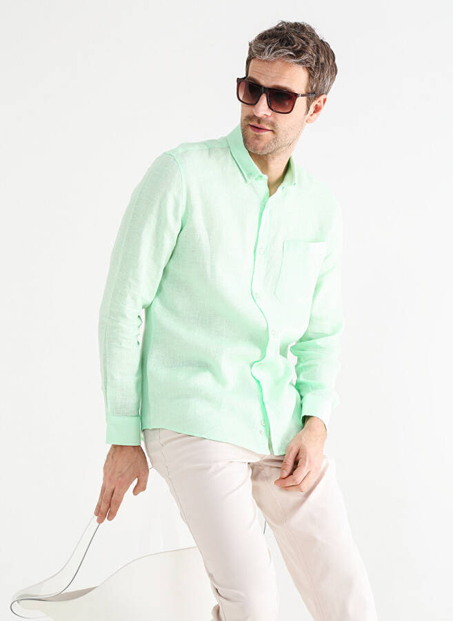 Fabrika Mint Men's Button-Down Shirt MARVIN - 6