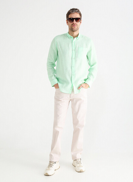 Fabrika Mint Men's Button-Down Shirt MARVIN - 7