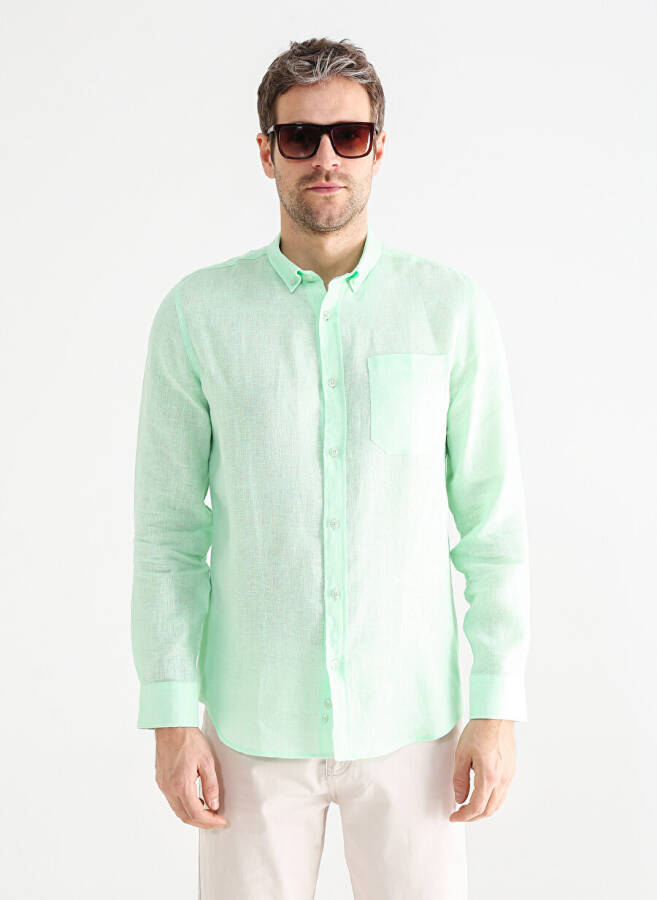 Fabrika Mint Men's Button-Down Shirt MARVIN - 8