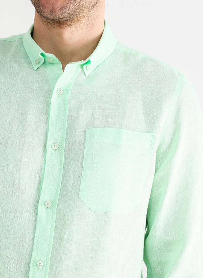 Fabrika Mint Men's Button-Down Shirt MARVIN - 9