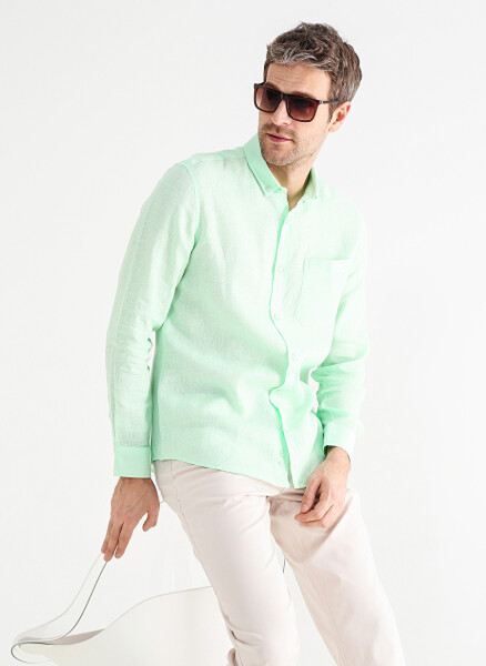 Fabrika Mint Men's Button-Down Shirt MARVIN - 1