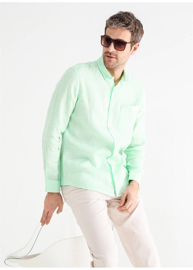 Fabrika Mint Men's Button-Down Shirt MARVIN - 11