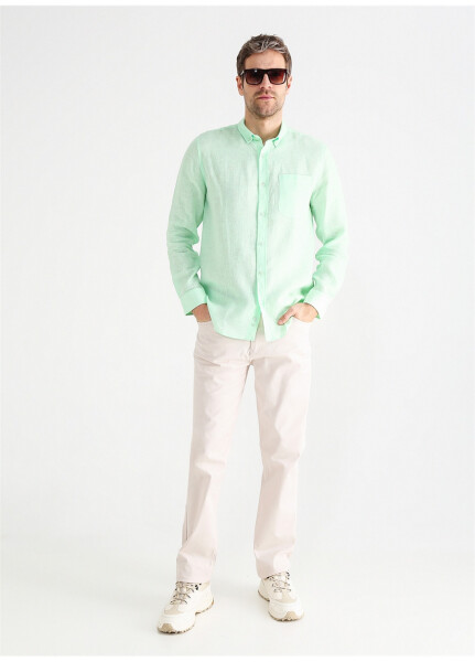 Fabrika Mint Men's Button-Down Shirt MARVIN - 12