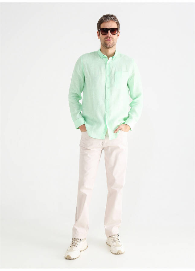 Fabrika Mint Men's Button-Down Shirt MARVIN - 12