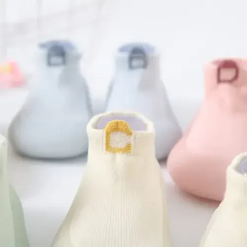 FABRST Baby Paypoq Oyoq Kiyimlari Go'dak O'g'il Qizlar Sirpanmaydigan Pol Slipper Chaqaloqlar Nafas Oluvchi Yengil vaznli Birinchi Qadam Qo'yish uchun Sirpanmaydigan poyabzal - 5