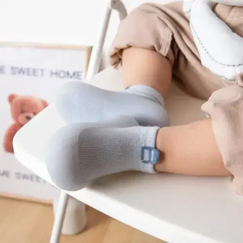 FABRST Baby Paypoq Oyoq Kiyimlari Go'dak O'g'il Qizlar Sirpanmaydigan Pol Slipper Chaqaloqlar Nafas Oluvchi Yengil vaznli Birinchi Qadam Qo'yish uchun Sirpanmaydigan poyabzal - 6