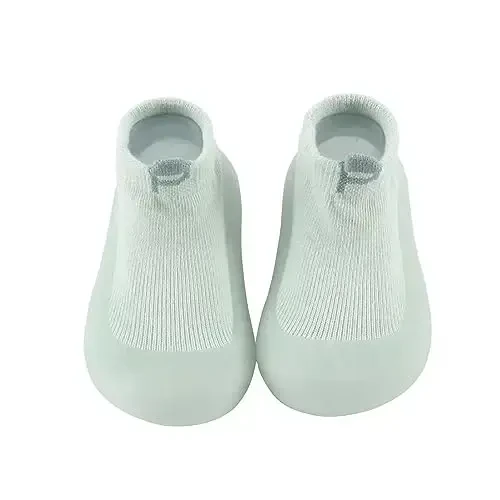 FABRST Baby Sock Shoes Toddler Boys Girls Non-Skid Floor Slipper Infants Breathable Lightwewight Non-Slip shoes for First-Walking - 1