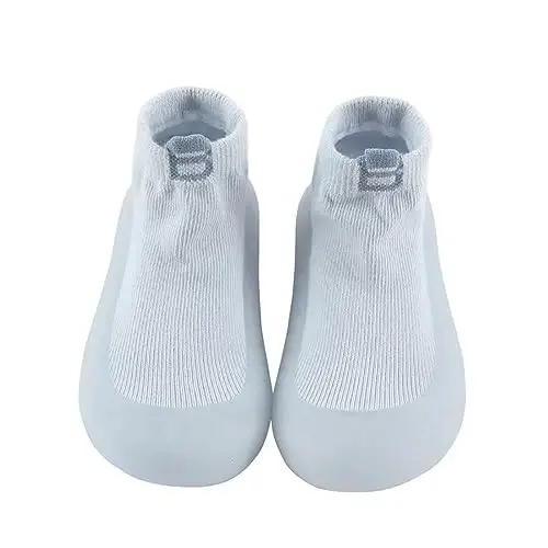 FABRST Baby Sock Shoes Toddler Boys Girls Non-Skid Floor Slipper Infants Breathable Lightwewight Non-Slip shoes for First-Walking - 1