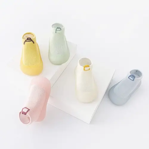 FABRST Baby Sock Shoes Toddler Boys Girls Non-Skid Floor Slipper Infants Breathable Lightwewight Non-Slip shoes for First-Walking - FABRST (1)