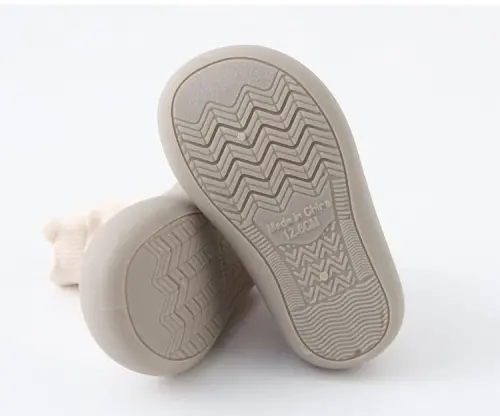 FABRST Baby Sock Shoes Toddler Boys Girls Non-Skid Floor Slipper Infants Breathable Lightwewight Non-Slip shoes for First-Walking - 3