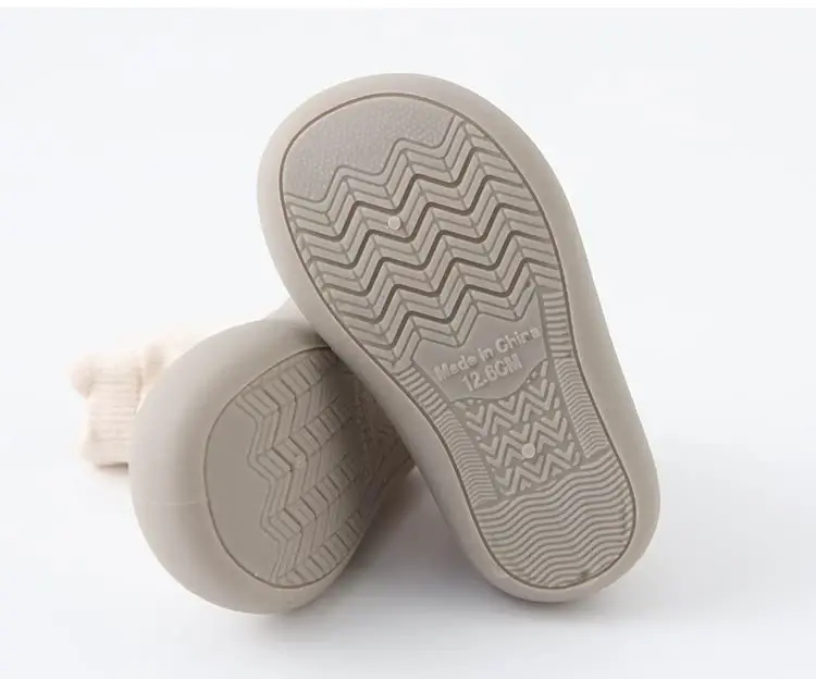 FABRST Baby Sock Shoes Toddler Boys Girls Non-Skid Floor Slipper Infants Breathable Lightwewight Non-Slip shoes for First-Walking - 3