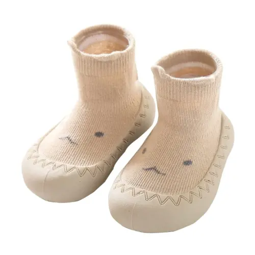 FABRST Baby Sock Shoes Toddler Boys Girls Non-Skid Floor Slipper Infants Breathable Lightwewight Non-Slip shoes for First-Walking - 1