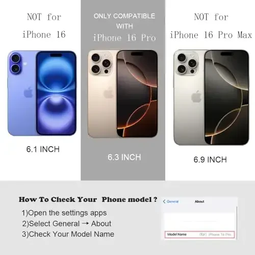 FABSPARK Чехол для iPhone 16 Pro, простой волнистый дизайн, волнистая рамка, мягкий силикон, эстетика для iPhone 16 Pro, серебристый - 4